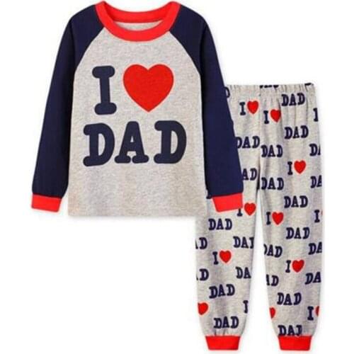 NEW Spring&Autumn Toddler Boy Underwear Pajamas Set 100% Cotton Girls Pyjamas Long Sleeve Pijamas Suit Kids Pyjama Sleep