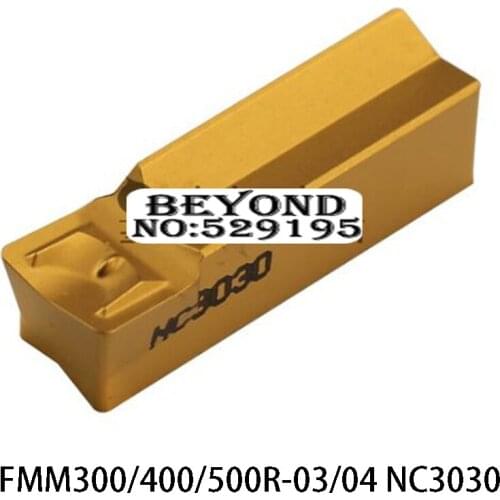 Original Korloy FMM300R-03 NC3030 FMM400R-04 NC3030 FMM500R-04 NC3030 Carbide Cutting Inserts 5mm 4mm 3mm Lathe Cutter Lathe CNC