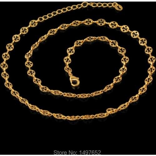 Charm necklace new trendy gold chain necklace for women & men fashion necklace jewelry