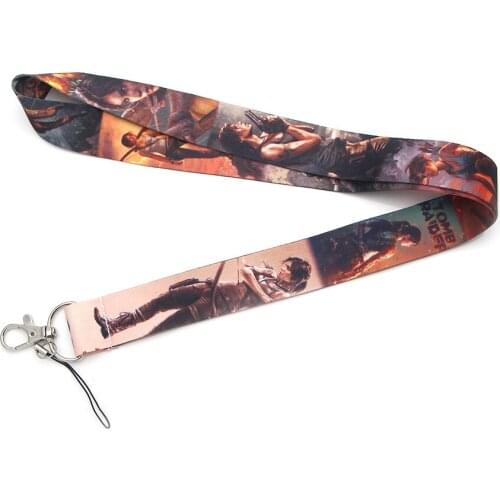 ZF605 1pcs Brave Girl Cool Lanyards Id Badge Holder Key ID Card Pass Gym Mobile Badge Holder Lanyard Rope Chain Necklace