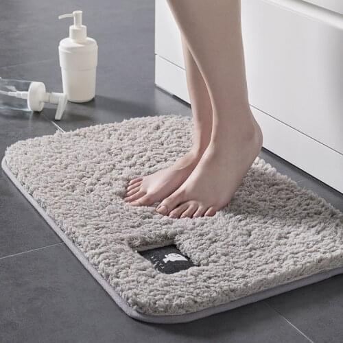 Plush floor mat bedroom kitchen living room carpet bathroom door non-slip bay window floor mat door mat floor mat in the room