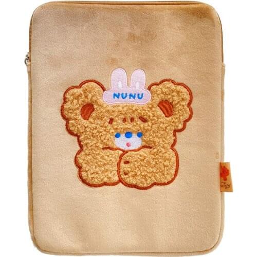 Cute Storage Bag Pouch for Apple IPad 11 Inch Korean Ins Ipad Liner Bags Cartoon Sleeve Case Bag Tablet Handbag Pouch for Girl
