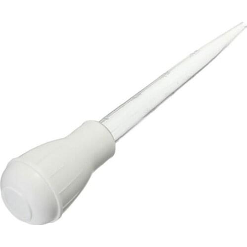 Solid BBQ Tools Rubber Head Plastic Pipette Pump Pipe Dropper Oil Tube Auarium Fish Tank Cleaning Non-toxic