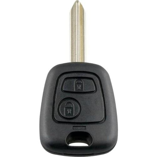 VODOOL 2 Buttons Remote Car Key Fob Case Blank Key Shell for Citroen Saxo Berlingo Car Accessories Key Housings
