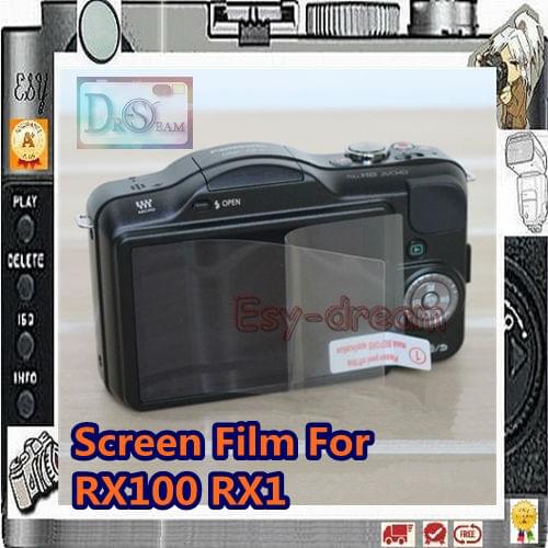 10pcs LCD Display Film PET Screen Guard Protector for Sony DSC RX10 RX100 Mark II III RX100M2 RX100M3 RX1 RX1R Replace PCK-LM15