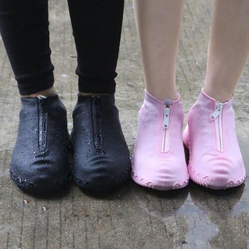 2020 Spring Fashion Reusable Shoe Cover Waterproof Zipper Cover Shoes Men/women Rain Shoes Covers Waterproof