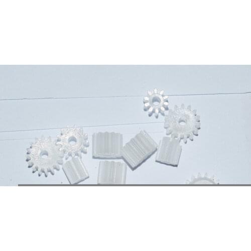 30pcs plastic spindle gear 0.5 Modulus suit for 2mm axle rc car robot ship four-axis six-axis aircraft diy toys parts model