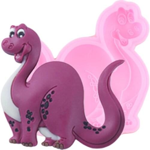 3D Cartoon Dinosaur Silicone Molds DIY party Animals Cupcake Fondant Cake Decorating Tools Cookie Baking Candy Chocolate Moulds