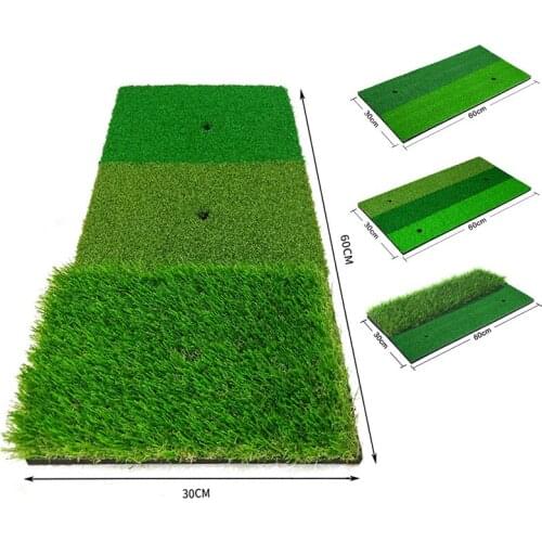 60x30cm Outdoor Indoor Golf Mat Training Practice Hitting Faux Grass Pad Cushion Golf Mat Training Practice Pad Cushion Cushion