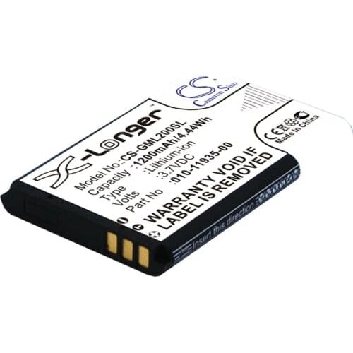 CS 1200mAh / 4.44Wh battery for Garmin 010-01055-15, 010-02184-01, GLO. GLO 2 010-11935-00