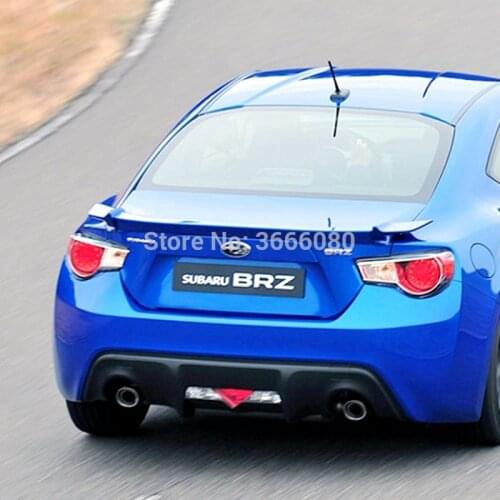Car Accessories For Subaru BRZ Toyota 86 GT86 FRP Fiberglass Unpainted Primer Color Rear Roof Spoiler Trunk Wing Lip Boot Cover