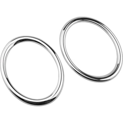 Car Front Fog Lights Lamp Decoration Frame Stickers Cover Trim for- Q3 2011-2014 Accessories