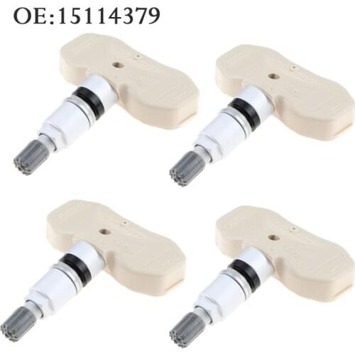 4PCS Tire Pressure Monitoring Sensor TPMS Sensor For Cadillac Chevrolet 2005-2006 15114379