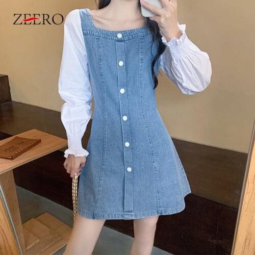 Модные джинсовые платья Huan-Qing China At AliExpress