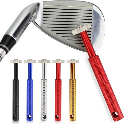 Golf Groove Tool Golf Iron Wedge Club Groove Sharpener Cleaner Tool VU Blade ,6 Cutters Golf Accessories Cleaner Practice