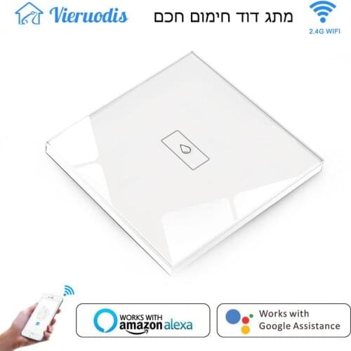 ISRAEL Tuya Smart Life Boiler Wifi Switch Water Heater Voice APP Control Touch Panel ON OFF Timer Work Alexa Google Home