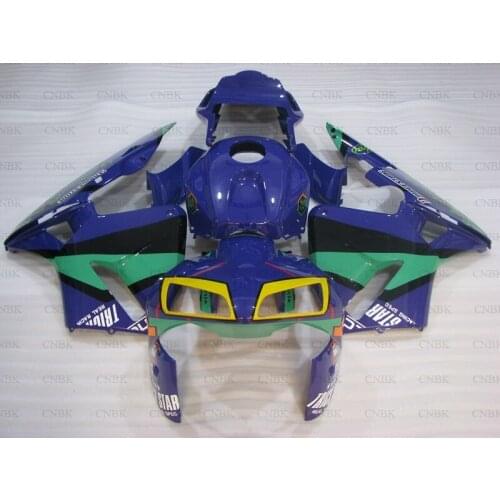 For CBR 600 RR 2003 - 2004 Abs Fairing CBR 600 RR 04 Blue Plastic Fairings CBR600 RR 04 Body Kits Unpainted