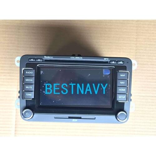 Original Car Navigation RNS510 radio green light LCD display modules for V W RNS510 RNS 510 Skoda Golf Passat DVD Player
