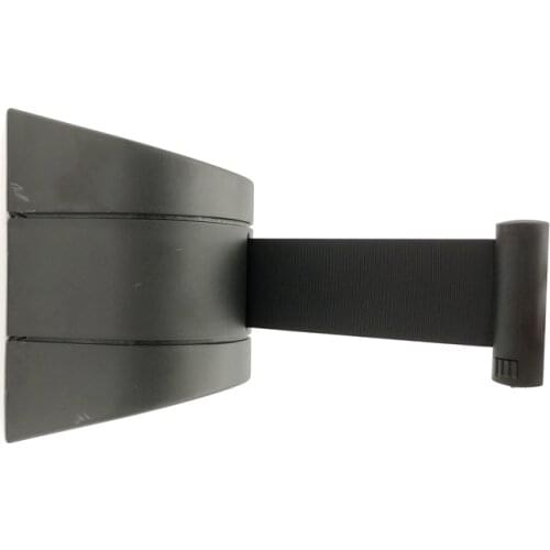 Max 5m/10m Belt Length Wall Mounted Retractable Belt Ribbon Barrier with Striped Caution Belt for Separated Region Crowd Control