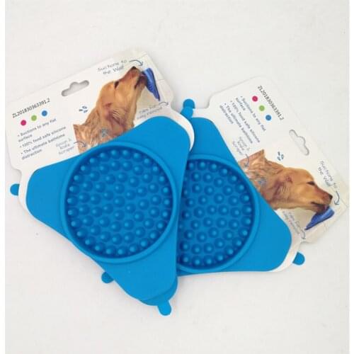 Dog Buddy Dog Lick Pad Slow Feeder Dog Bath Buddy Pet Bath Products Transfer Plate Pet Bath Fixed Suction Silicone Cup Bowl