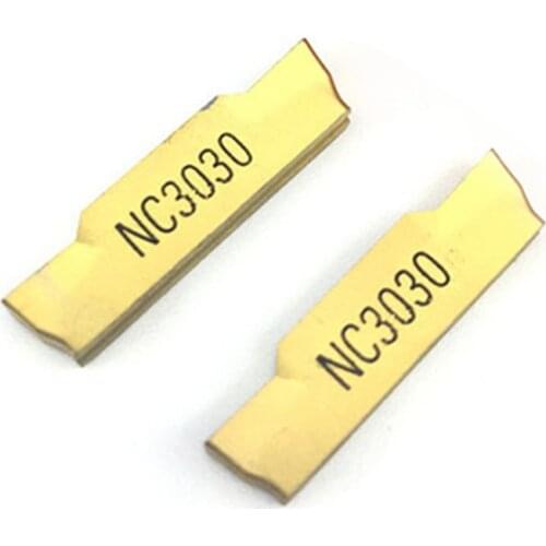 10PCS MGMN400 M NC3030 grooving carbide inserts MGMN 400 lathe cutter turning tool Parting and grooving tool Parting off