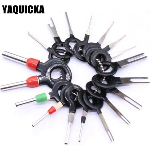 3pcs 8pcs 11pcs 18pcs Car Plug Terminal Extraction Needle Circuit Board Wire Harness Pick Connector Crimp Pin Back Remove Tool