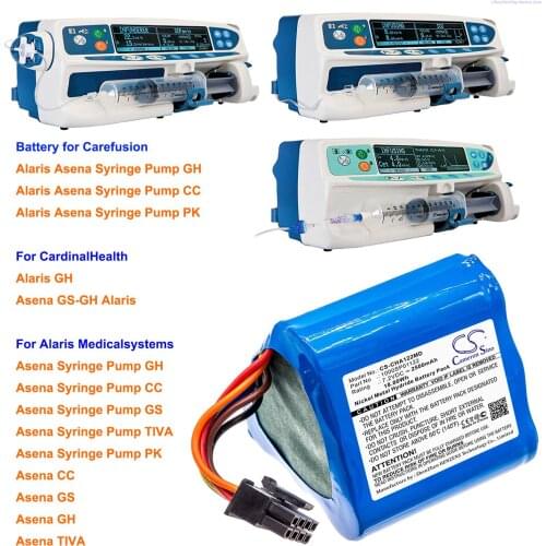 Cameron Sino 2500mAh Battery for Alaris Medicalsystems Asena CC, Asena GH,Asena GS, Syringe Pump CC/GH/GS/PK/TIVA, TIVA