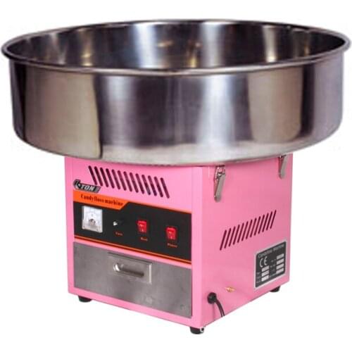 72cm Top Bowl Cotton Candy Machine Electric Candy Floss Maker Pink 220V CE Approval