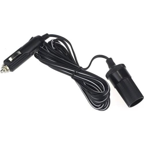 12V 10A Car Accessory Cigarette Lighter Socket Extension Cord Cable 3m Car Interior Car Accessory Cigarette Lighter Socket Exten
