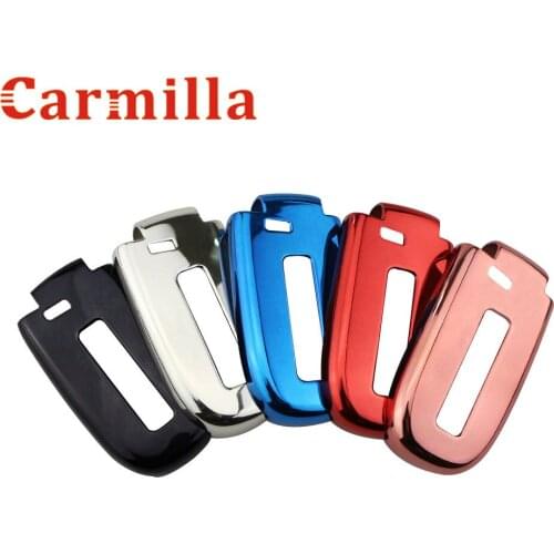 Carmilla Car Smart Key Protector Case Cover Key Protection Holder Bag for Dodge SRT Journey Challenger for Jeep Compass Renegade