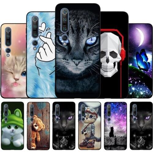 Cover For Xiaomi mi 10 Lite 5G Phone Case Silicone Soft TPU Cover For Xiaomi mi 10 Pro 5G For Xiami mi 10 pro Lite 2020 Bumper