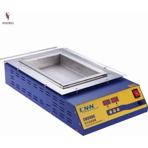 CM-250S Lead-free Double digital Solder Pot Soldering Soldering Desoldering Bath 250*160*45mm 1800W