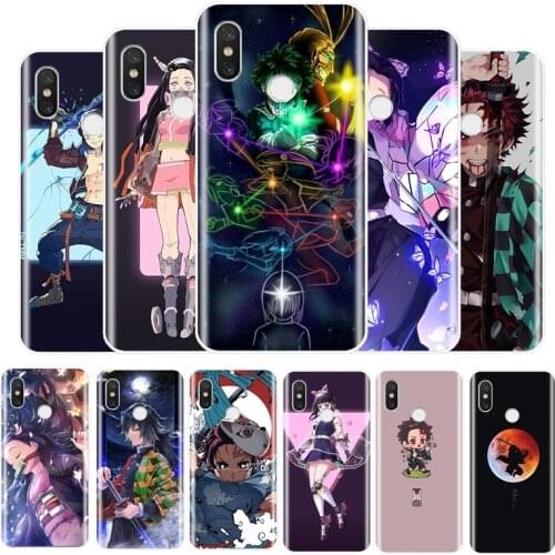 Demon slayer kimetsu no yaiba Soft Silicone Phone Case For Redmi 4 5 5A 6A 6pro 7 5PLUS NOTE 5 6 7 8 4X PRO
