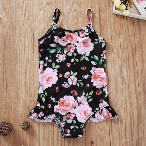 Toddler Kids Baby Girls Floral Bikini Swimwear Swimsuit Bathing Suit Beachwear One-piece Floral Swimwear sumemr Baby Bathing set