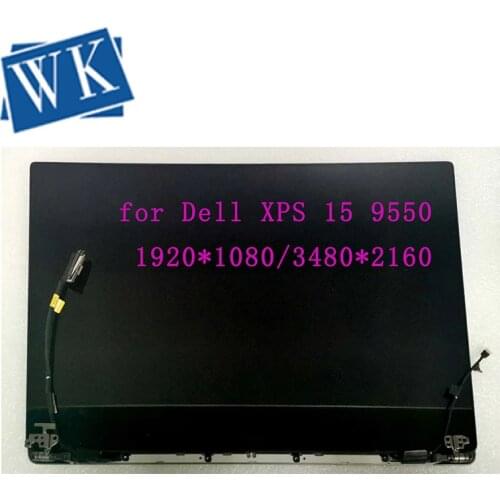 For Dell XPS 15 9550 9560 3840*2160 4K and 1920*1080 15.6" Touch Screen LED Display LCD Complete Assembly