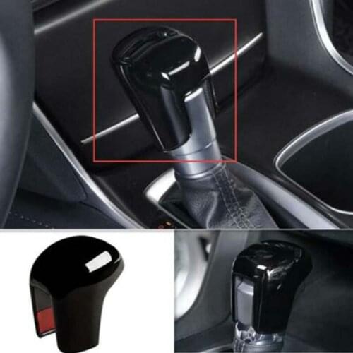 Gear Shifting Knob Cover ABS Black Change Lever Trim for Honda Civic 10Th 2019