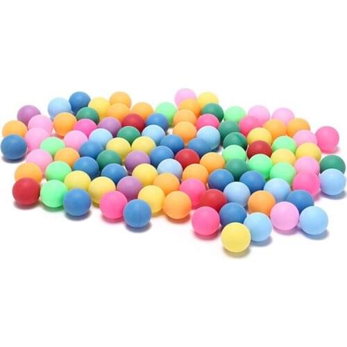 40mm Table Tennis Balls 2.4g Random Colours 50pcs for Games Outdoor Sport QW