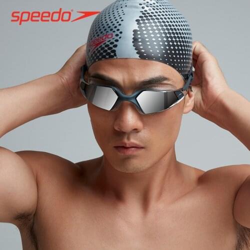 Professional racing goggles and comfortable big box coating Gao Qingfang fog swimming glasses for men and women
