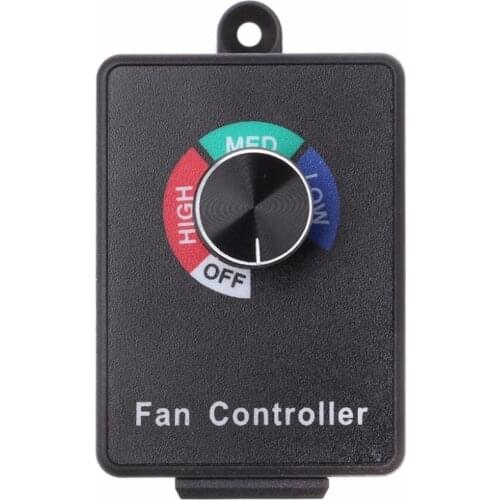 AC 120V 15A Fan Variable Voltage Speed Control Electric Motor Rheostat Governor