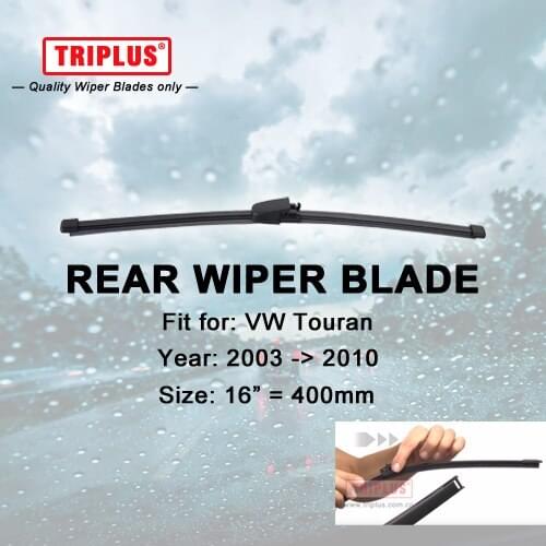 Rear Wiper Blade for VW Touran (2003-2010) 1pc 16" 400mm,Car Rear Windscreen Wipers,for Back Window Windshield Wiper Blades