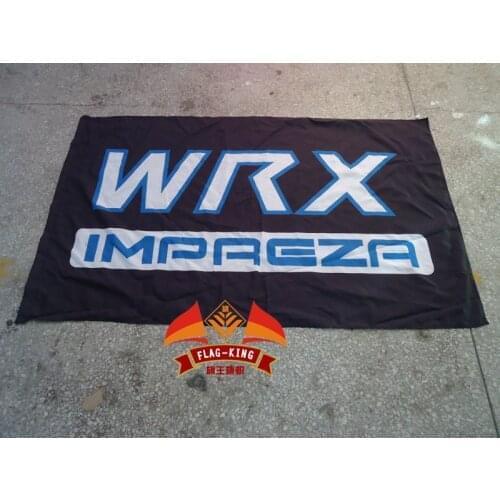 WRX impreza for car flag, Speed car banner ,100% polyster 90*150 CM flag,flag king
