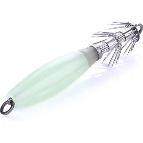 1Pcs Hard plastic squid jig 10cm 15.5g fishing bait shrimp Artificial Fishing Lures Octopus