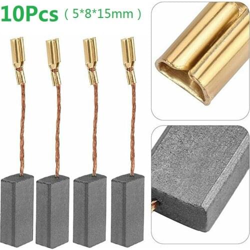 10pcs Carbon Brushes For Bosch GWS6-100 Carbon Brushes Motor Angle Grinder Brush Carbon Brush Useful Hot New