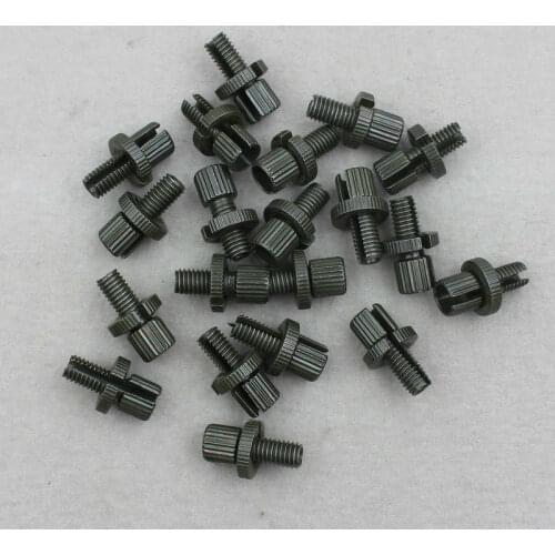 Universal 8pcs/lot Aluminum alloy slotting screws M8*27 Motorcycle Cable Brake Clutch Line Adjusters Pair Adjustment Screws