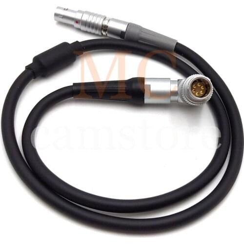 ARRI cforce RF motor/ cmotion cPRO motor and camin CAM 7pin to ext 6pin(Rotatable elbow) for ARRI MINI and AMIRA RUN/STOP cable