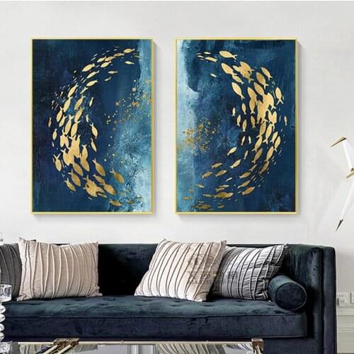 BALLEAY ART Canvas Painting Nordic Decoration Wall Art Canvas Poster and Print Decorative Picture for Living Room Art Painting