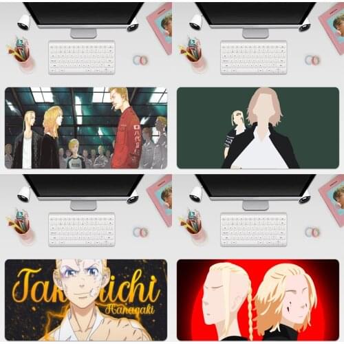 Tokyo Revengers Anime Large Keyboard Cover Non-Slip Rubber Base Computer Carpet Desk Mat PC Game Mouse Pad