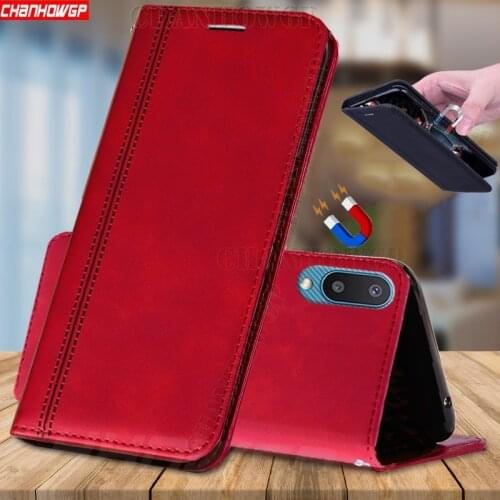 For Samsung Galaxy A02 SM-A022F Case Leather Magnetic Flip Wallet Soft Silicone Cover on For Galaxy A02S A 02 02S Phone Bag Case