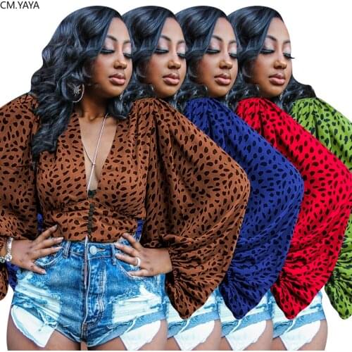 CM.YAYA Printed Blouses