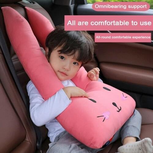 Children Car Pillow Seat Belts Neck Headrest for Peugeot 307 206 308 407 207 508 208 406 2008 3008 2018 Mitsubishi ASX Outlander